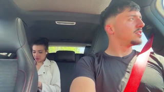 Emily Pink and Yeri Blue ride fare porn video