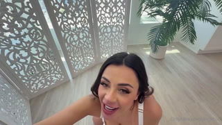 Martina Smeraldi in white lingerie porn scene