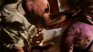 Octavia Red outdoor gangbang porn video