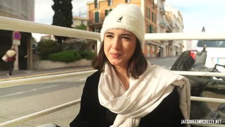 Lena 25 white beanie outdoors xxx video for adults