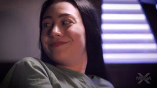 Dolly Paige green top tease porn scene