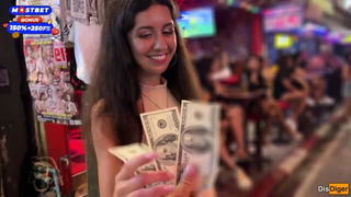 Katty West bar cash tease adult sex scene