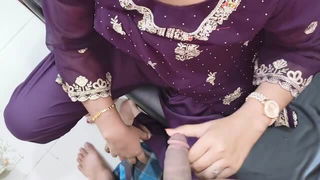 Purple traditional handjob with Your-Eshita adult sex scene